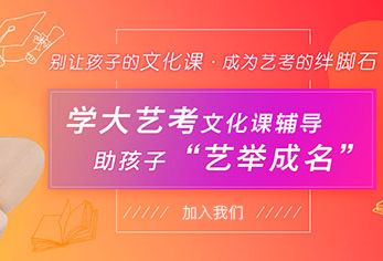广州学大艺考文化课辅导班