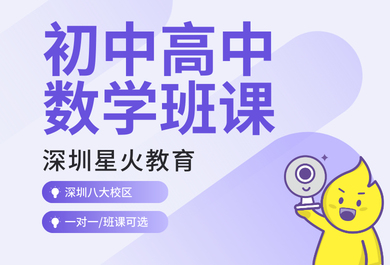 深圳星火初高中数学一对一补习班