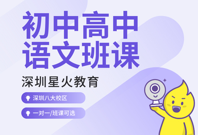 深圳星火初高中语文一对一辅导班