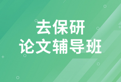 上海去保研论文辅导班